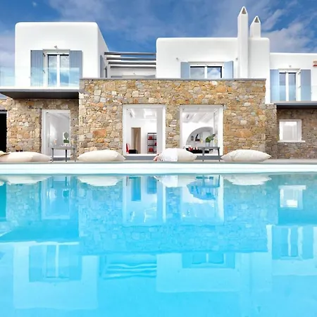 Aqua 4, 2 Private Pools And Jacuzzi, Mykonos Villa *