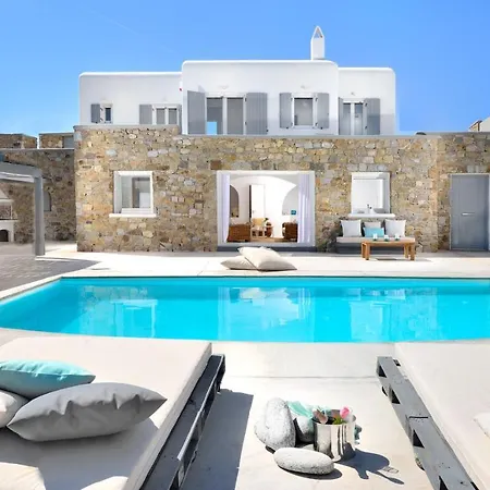 Aqua 4, 2 Private Pools And Jacuzzi, Mykonos Villa *