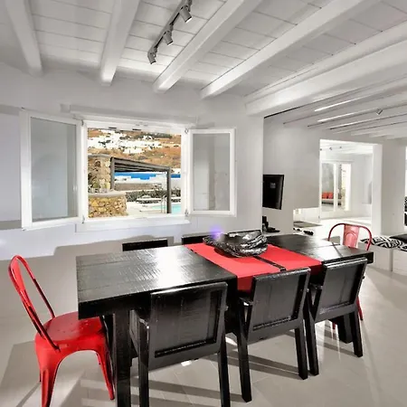 Aqua 4, 2 Private Pools And Jacuzzi, Mykonos Villa *